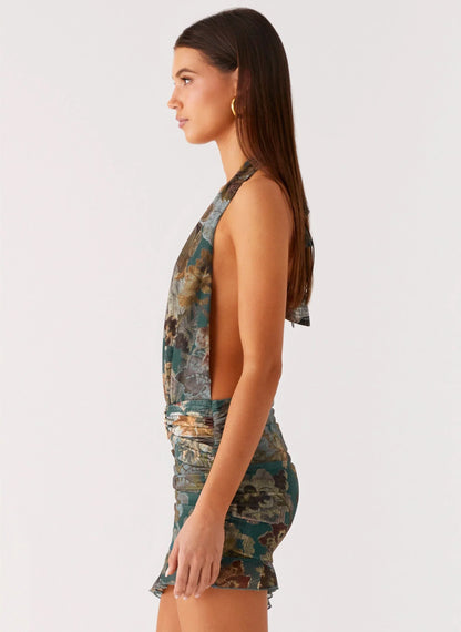 Samar Mini Dress Vintage Blossom