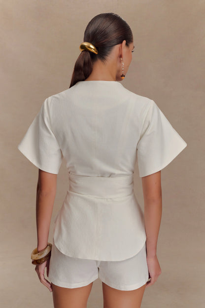 Liberty Shortsleeve Top White