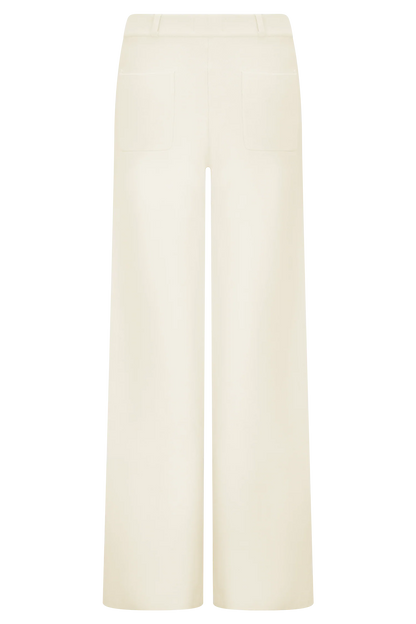 Lauren Knit Trouser Ivory