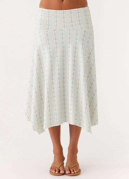 Katta Midi Skirt Vintage Stripe