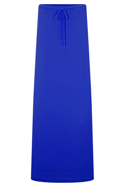 Katalina Chiffon Maxi Skirt Cobalt Blue