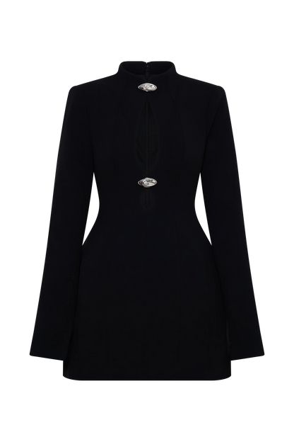 Michelle Cut Out Mini Dress Black
