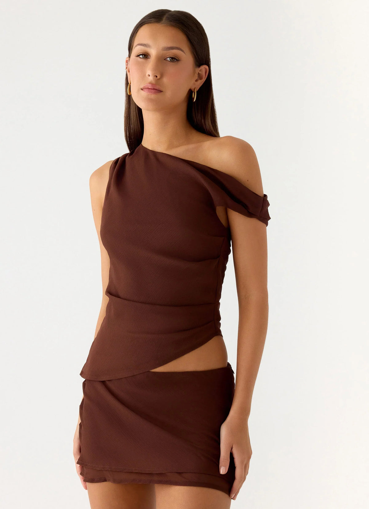 Caleb Mini Skirt Chocolate