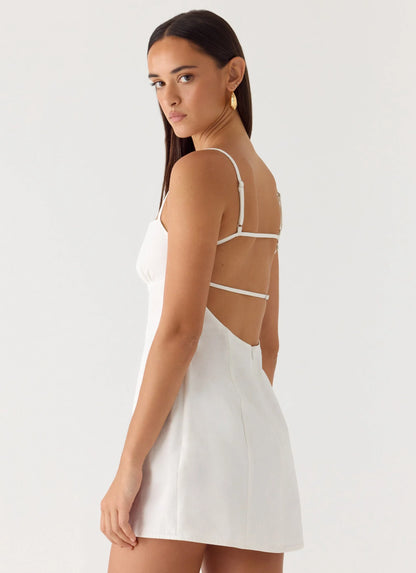 Second Sun Mini Dress White