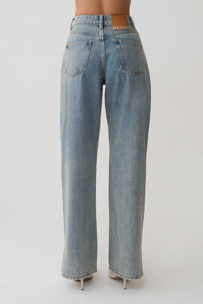 Tyla Diamante Denim Jeans Blue Green