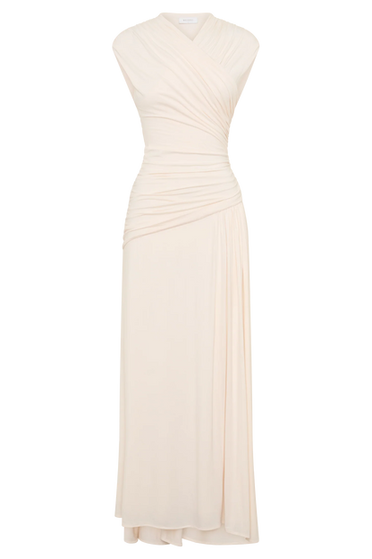 Winslow Cross Over Modal Maxi Dress Ivory