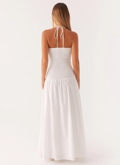 Zahra Maxi Dress White