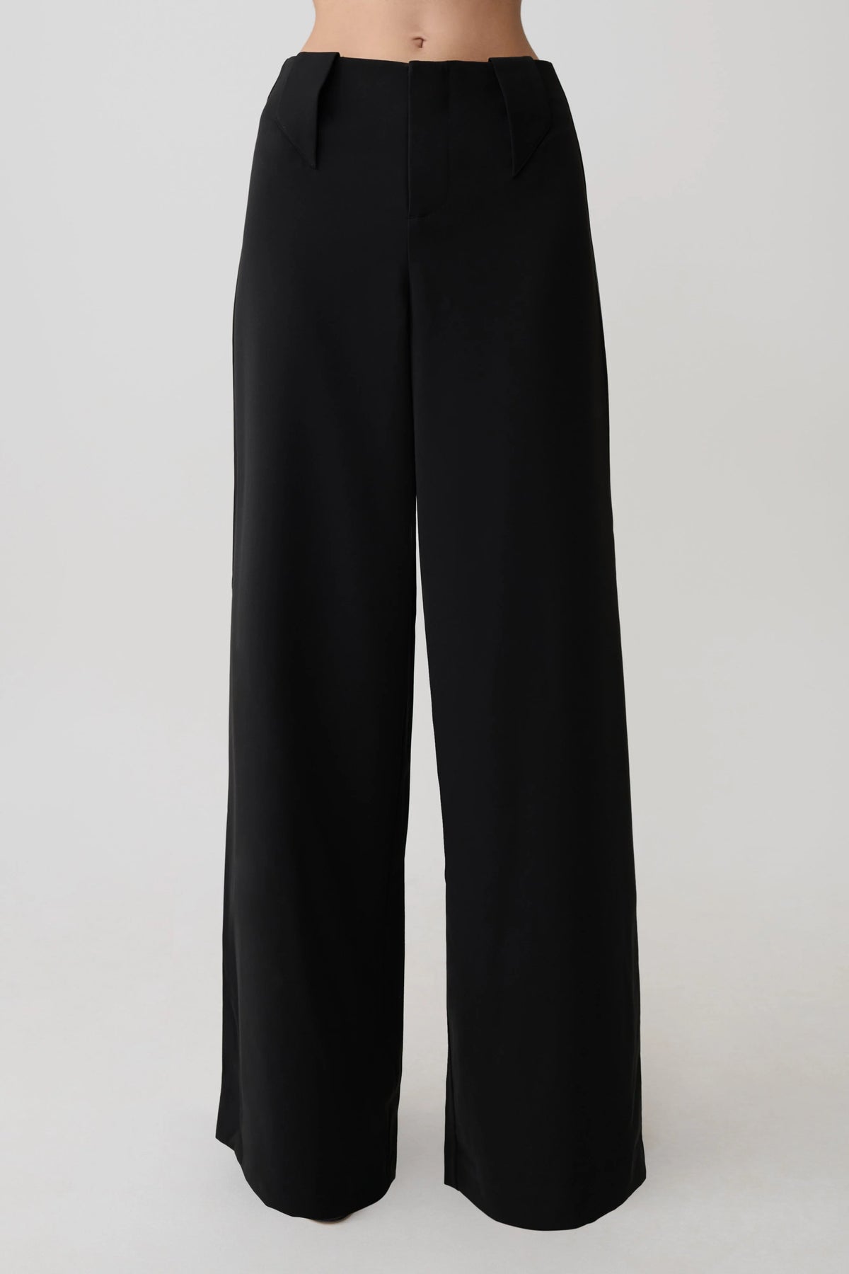 Arlo Wide Leg Suiting Trouser Black