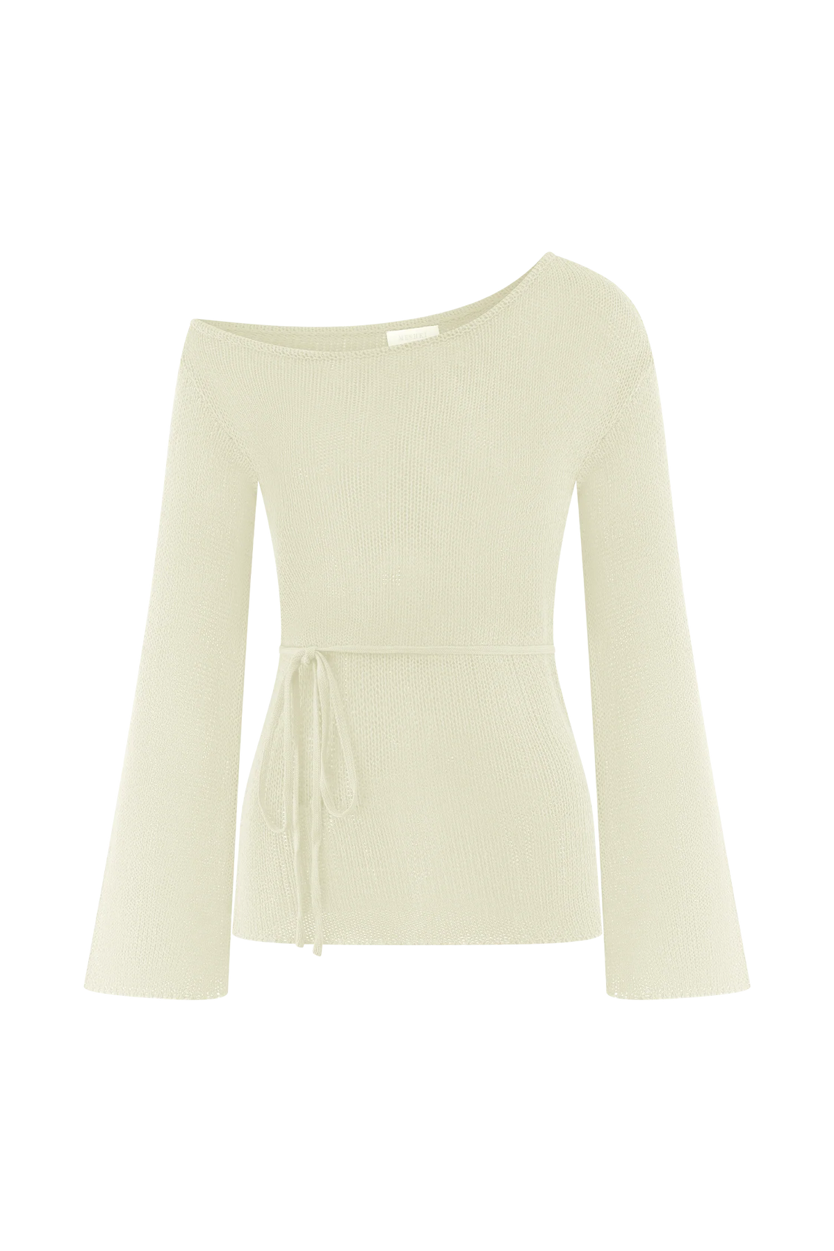 Reagan Off Shoulder Knit Top White