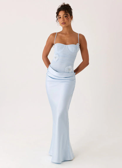 Peasella Maxi Dress Blue