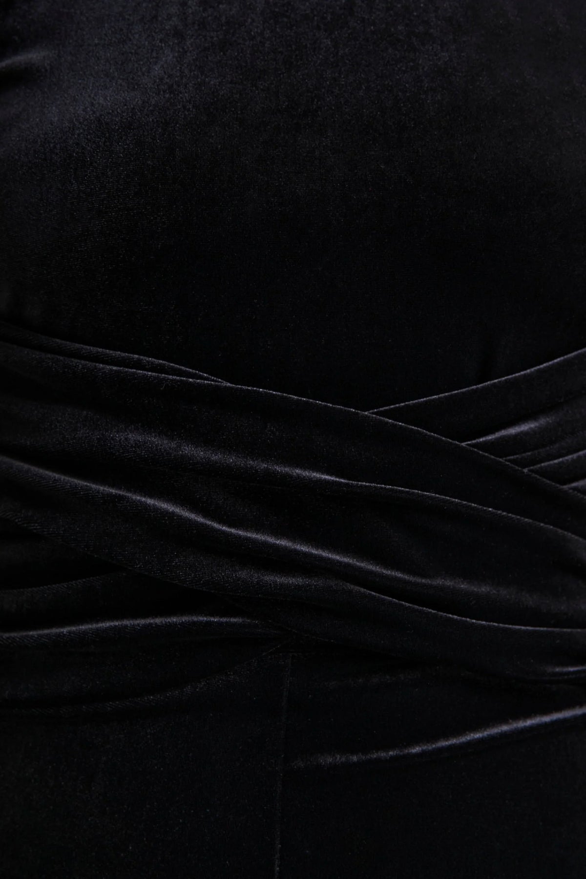 Madalina Black High Neck Jumpsuit With Scarf Detail