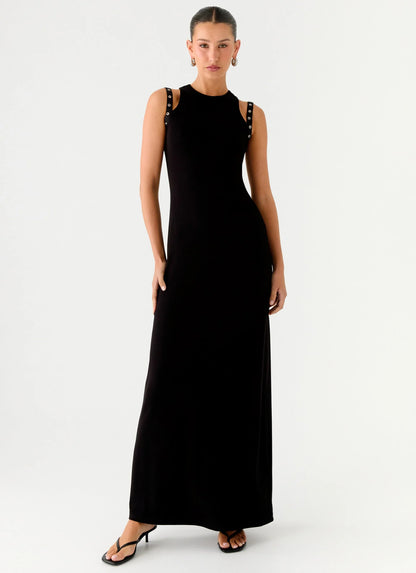 Rockstar Maxi Dress Black