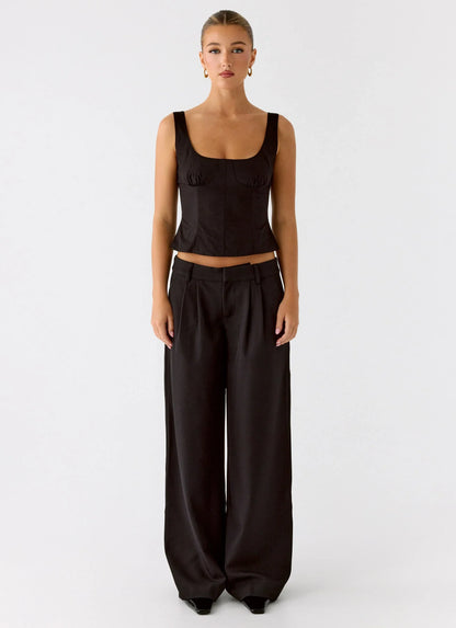Samuel Low Rise Suiting Pants Black