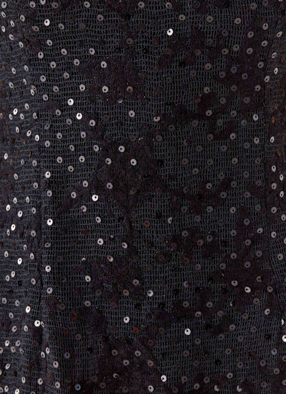 Vision Sequin Mini Dress Black