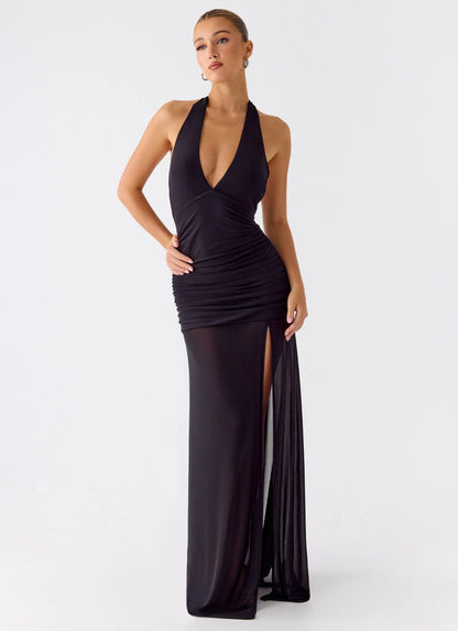 Island Muse Maxi Dress Black