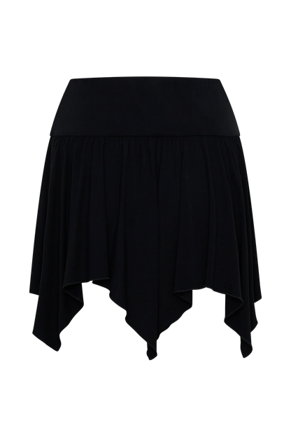 Ambrose Hankie Mini Skirt Black