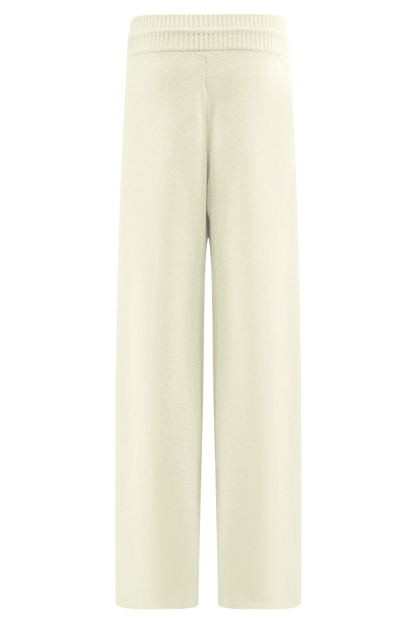 Natalya Knit Wide Leg Pants Ivory