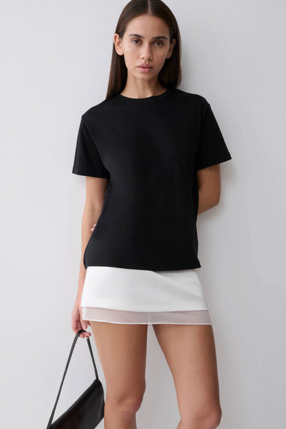 Sega Cotton Oversized T Shirt Black