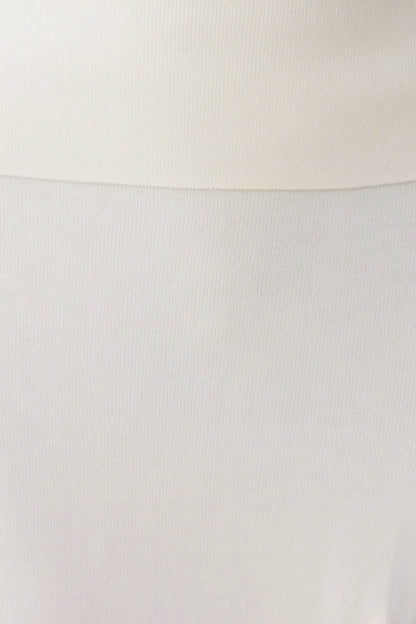 Misty Mid Rise Knit Mini Skirt Ivory
