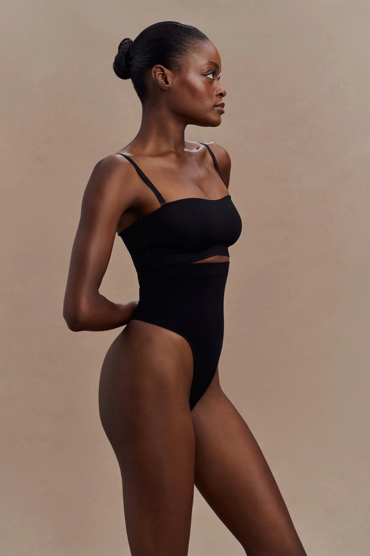 Joanna Strapless Shapewear Bra Black