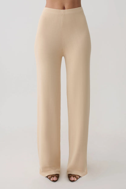 Tula Knit Pants Natural