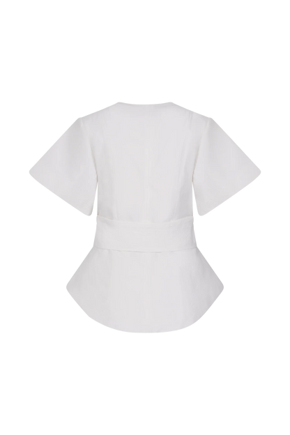 Liberty Shortsleeve Top White