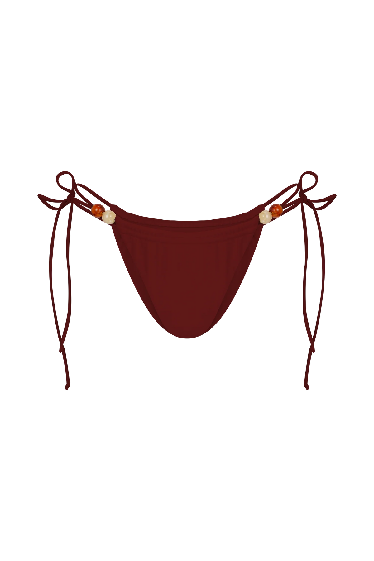 Memphis Beaded Bikini Bottom Wine