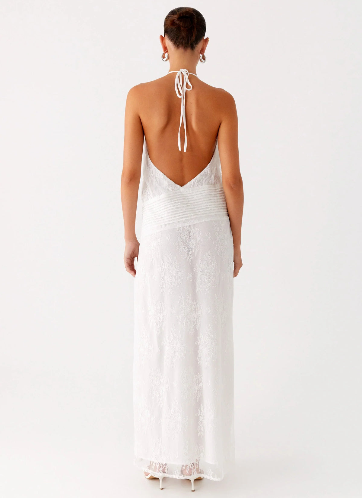 Reinhart Halter Maxi Dress White
