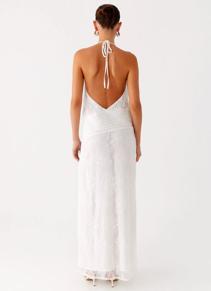 Reinhart Halter Maxi Dress White