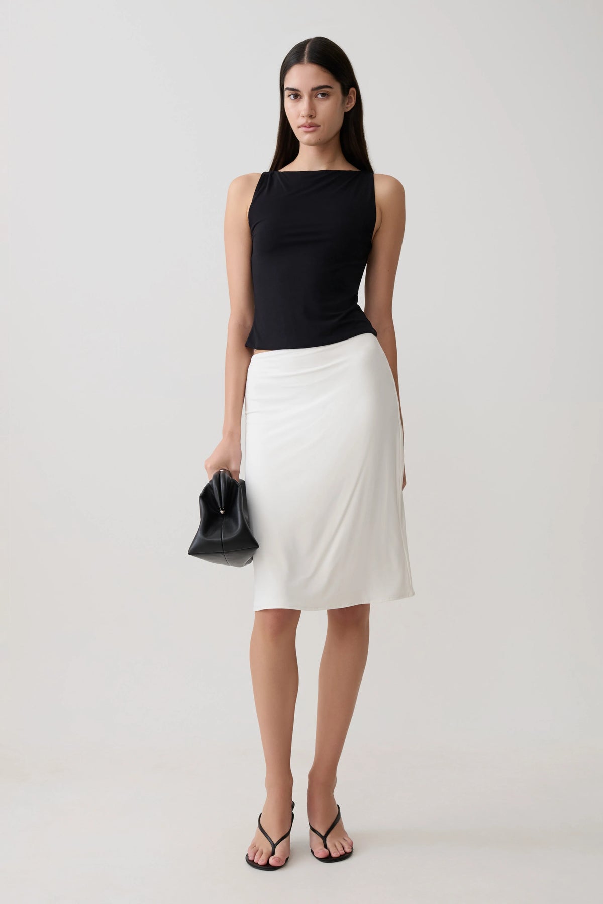 Nicolette Sleeveless Tank Top Black