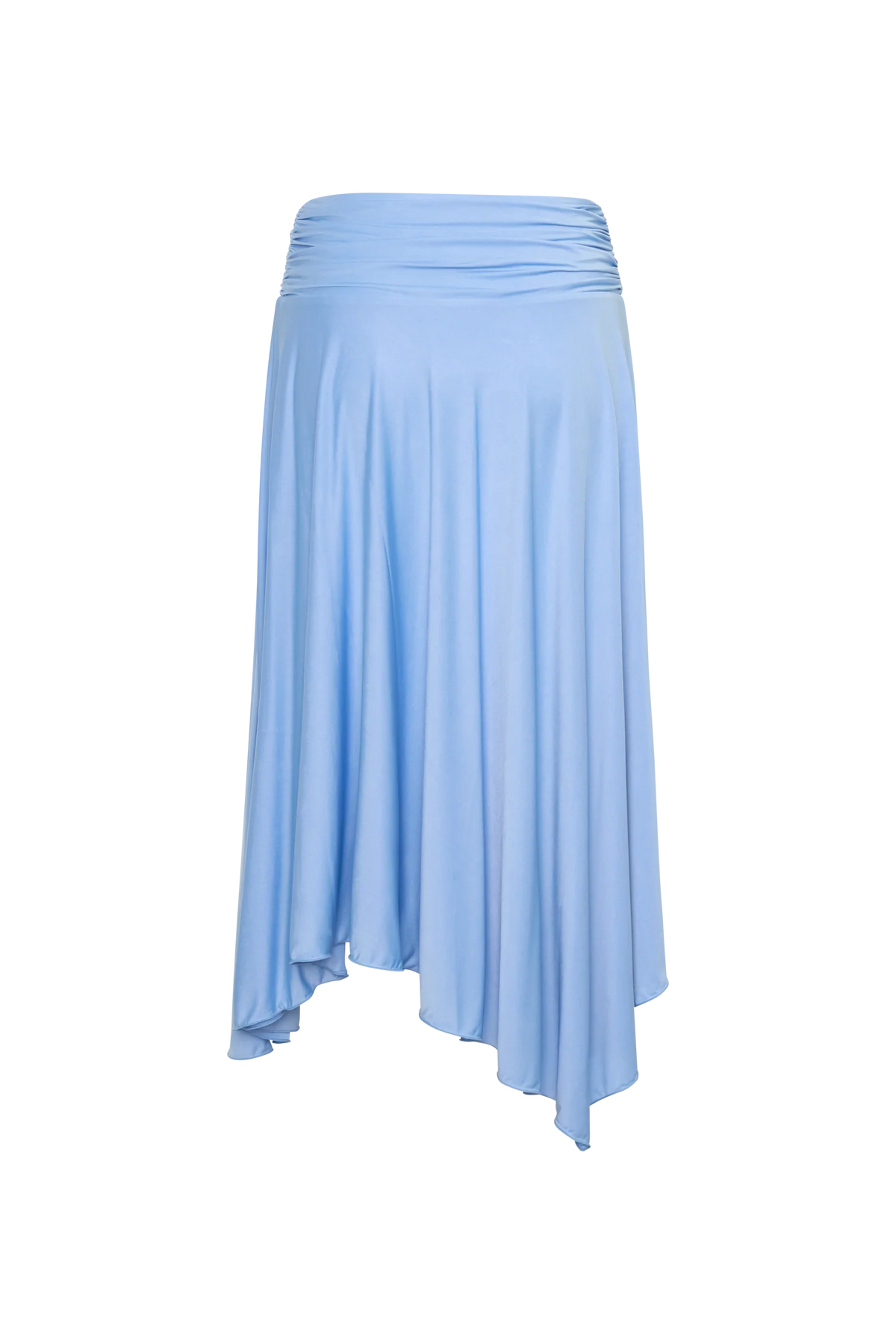 Luu Slinky Midi Skirt Sea Blue