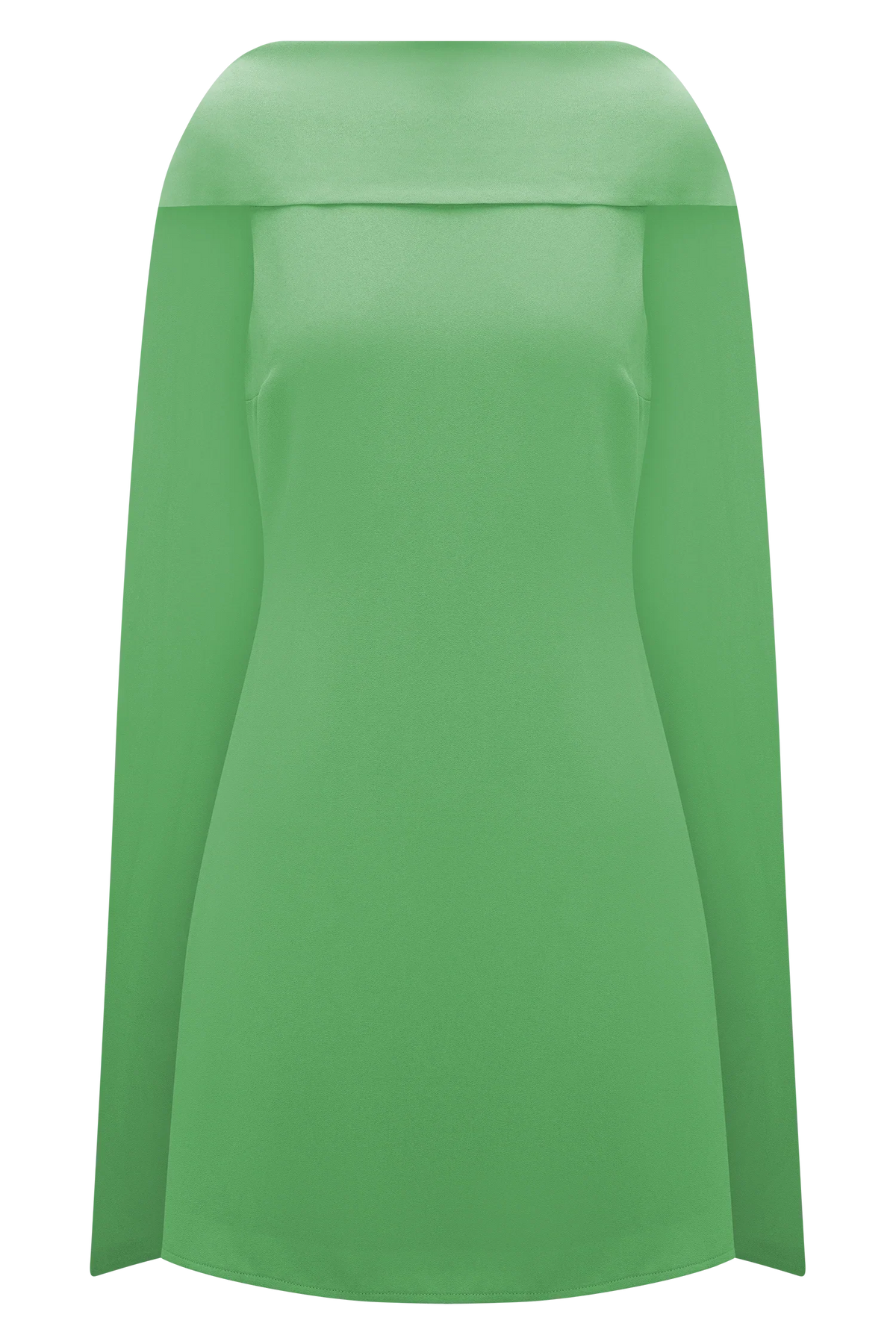 Wynter Scarf Draped Mini Dress Green