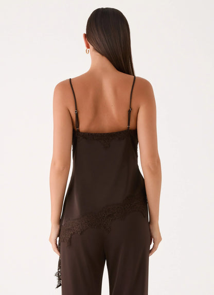 Melisana Cowl Top Chocolate