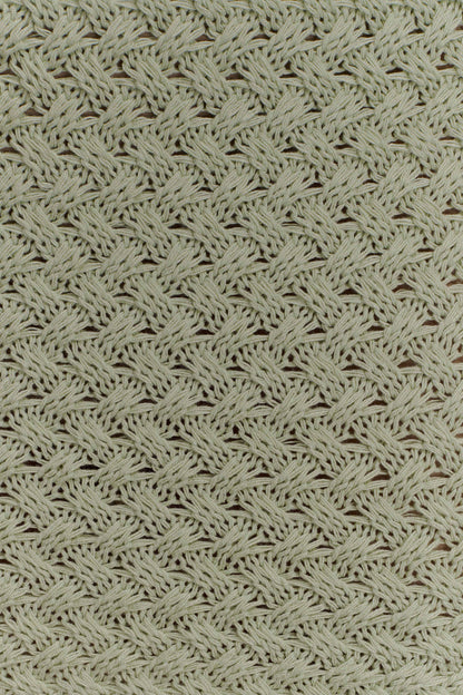 Terrymae Crochet Mini Skirt Pastel Green