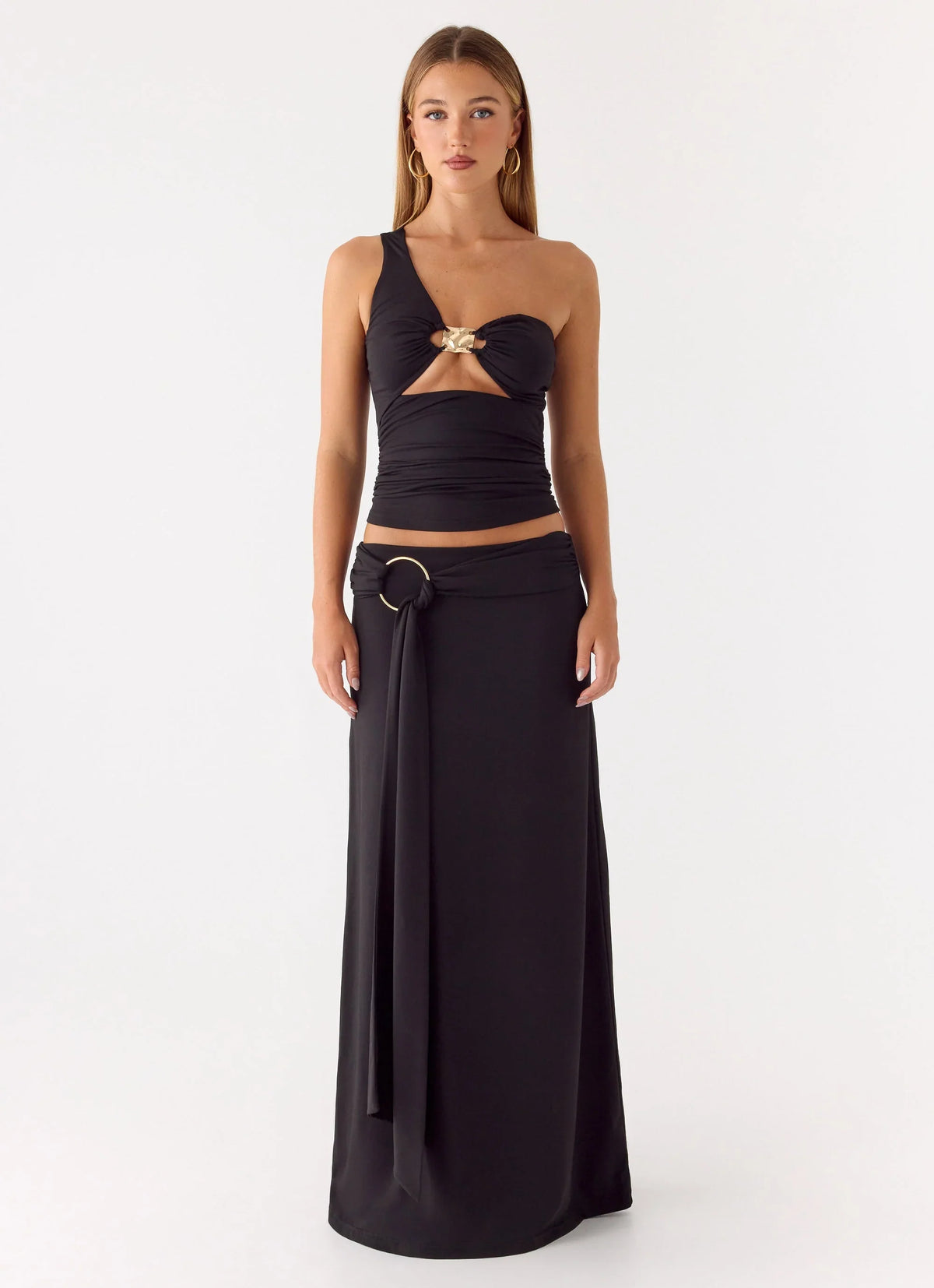Ravi Maxi Skirt Black