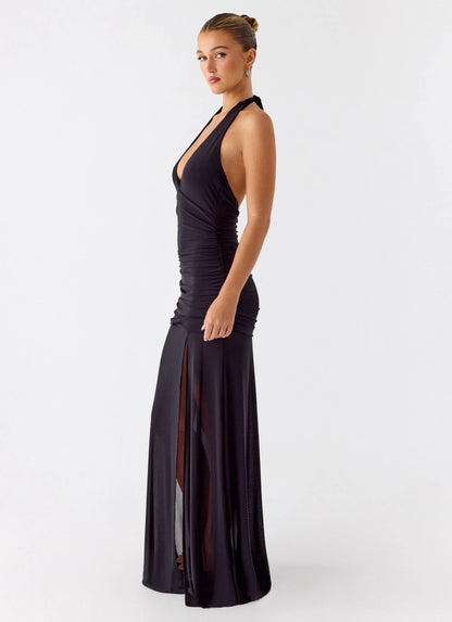 Island Muse Maxi Dress Black