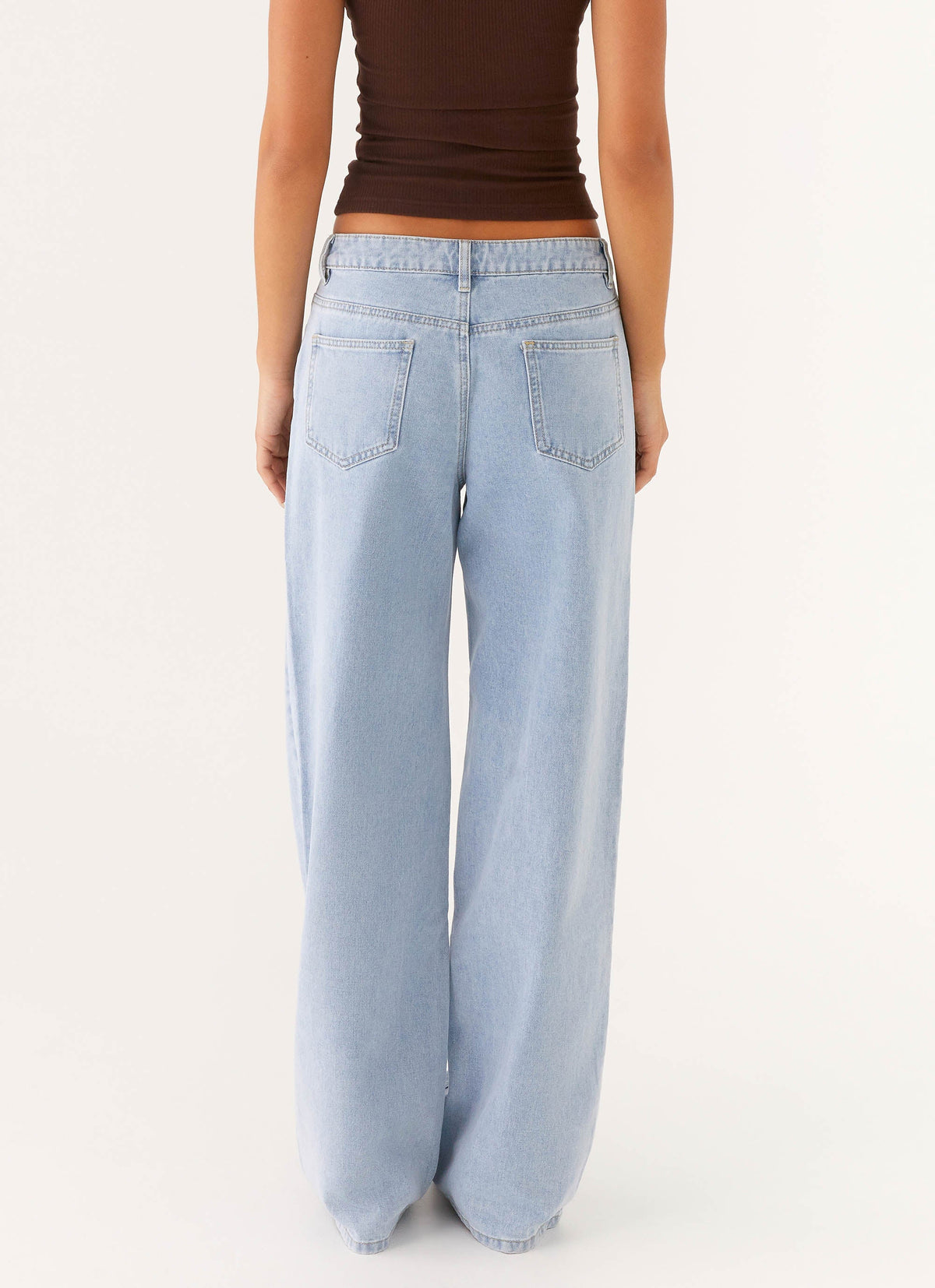 Keanna Low Rise Denim Jeans Sky