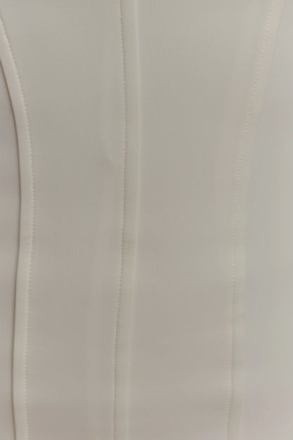 Keagan Sleeveless Midi Dress Ivory