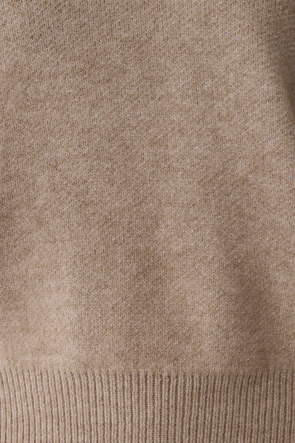 Luca Knit Jumper Beige Marle