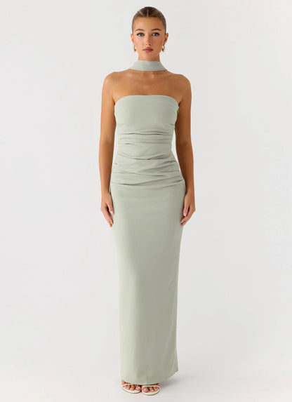 Libra Maxi Dress Pastel Sage