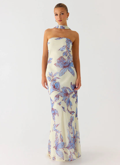 Under The Pagoda Maxi Dress Violet Blossom
