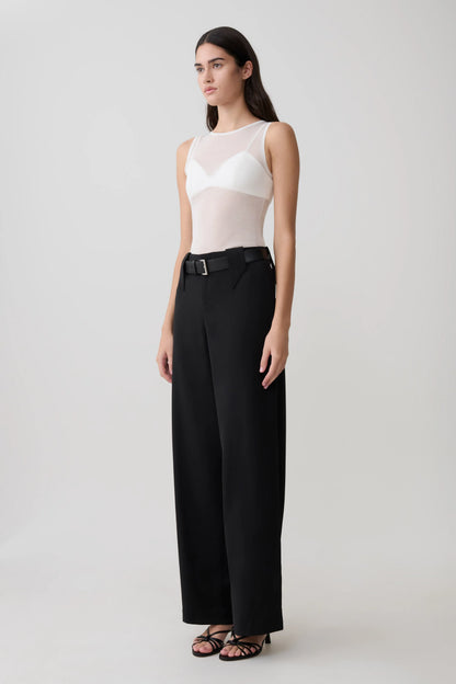 Arlo Wide Leg Suiting Trouser Black