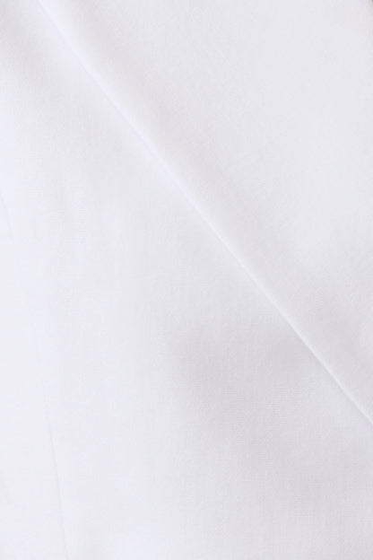 Raya Mid Rise Wide Leg Linen Pant White