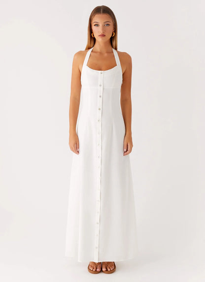 Jovanni Maxi Dress White