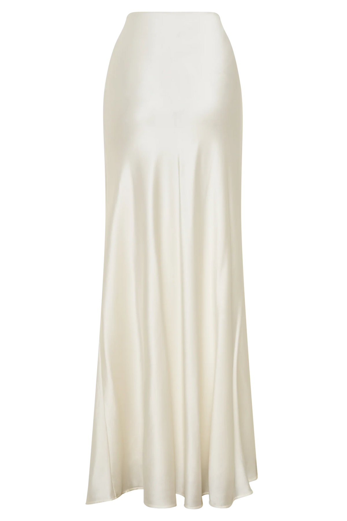 Sabrina Silk Blend Maxi Skirt Ivory