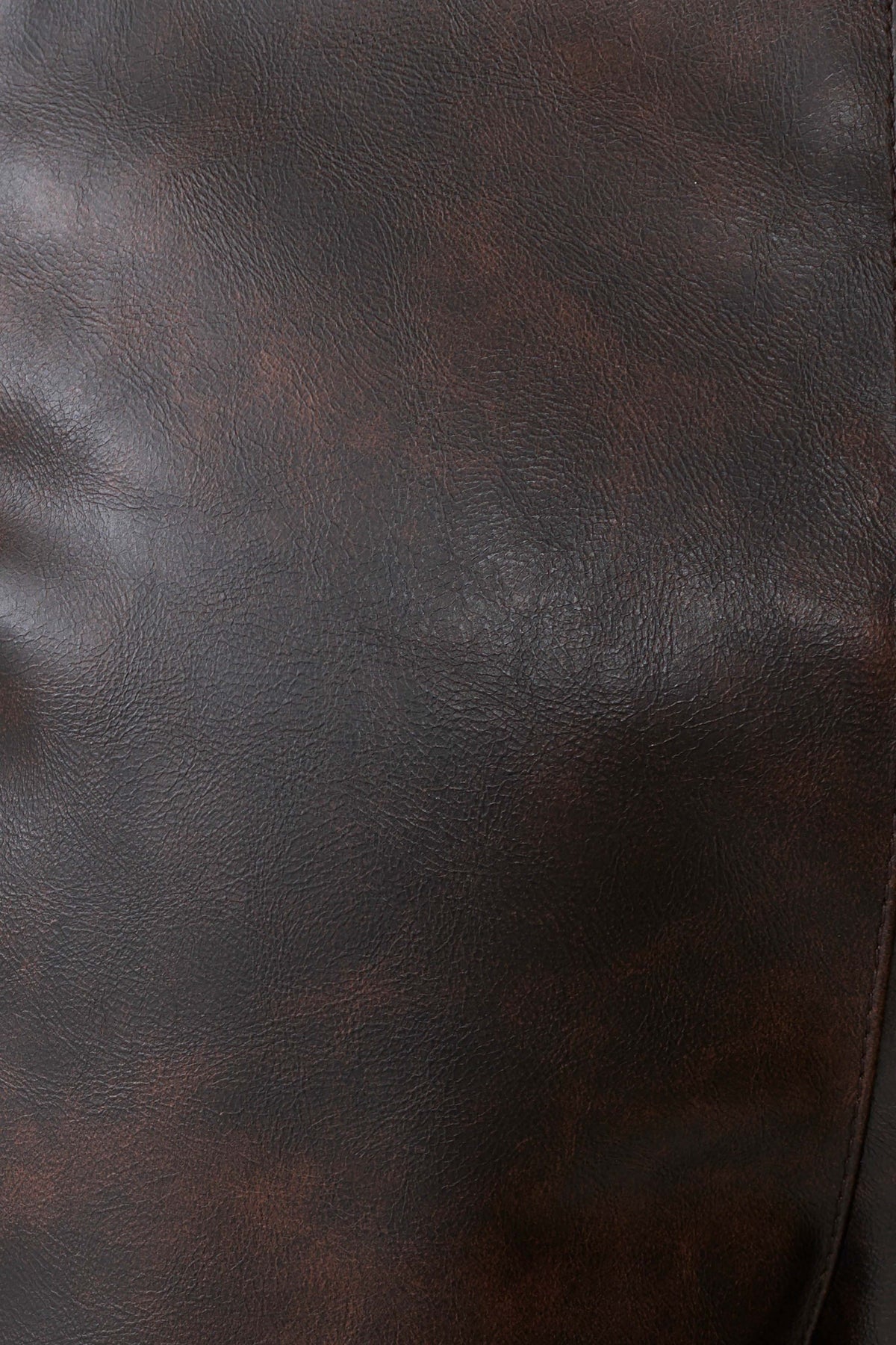 Adaline Faux Leather High Waisted Shorts Dark Chocolate