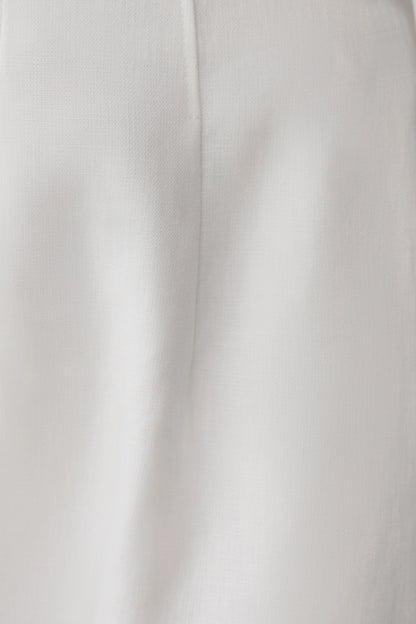 Oriana Linen Oversize Pants White