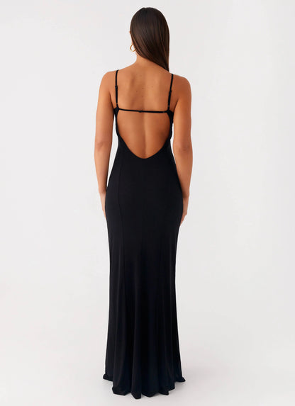 Serene Escape Maxi Dress Black