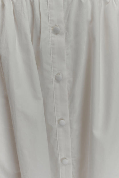 Cindy Collared Midi Dress White