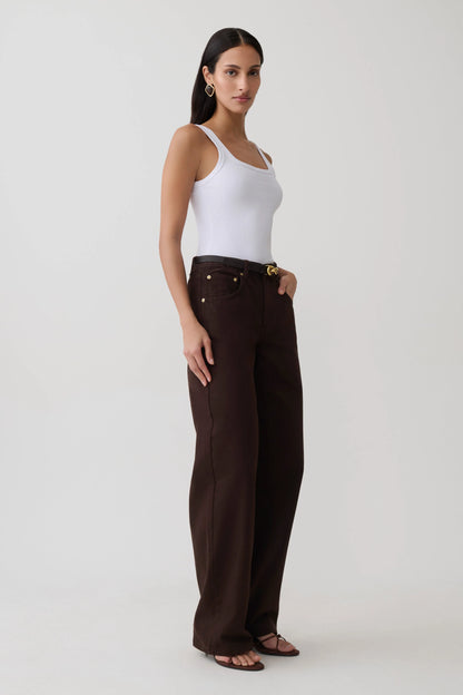 Ismay Square Neck Tank White